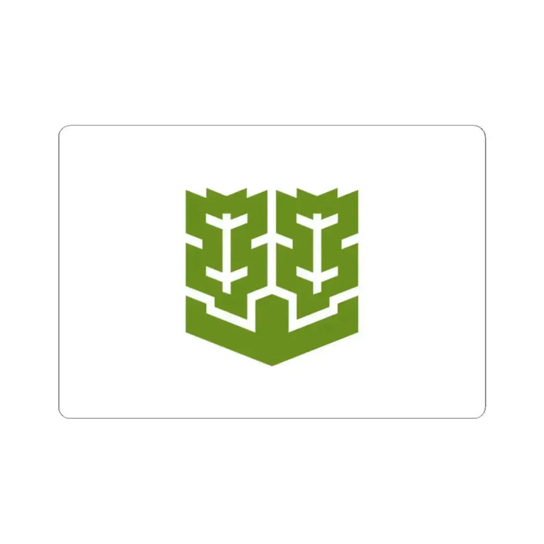 Flag of Matsuyama Ehime Japan - STICKER Vinyl Kiss-Cut Decal 2 Inch White - The Sticker Space