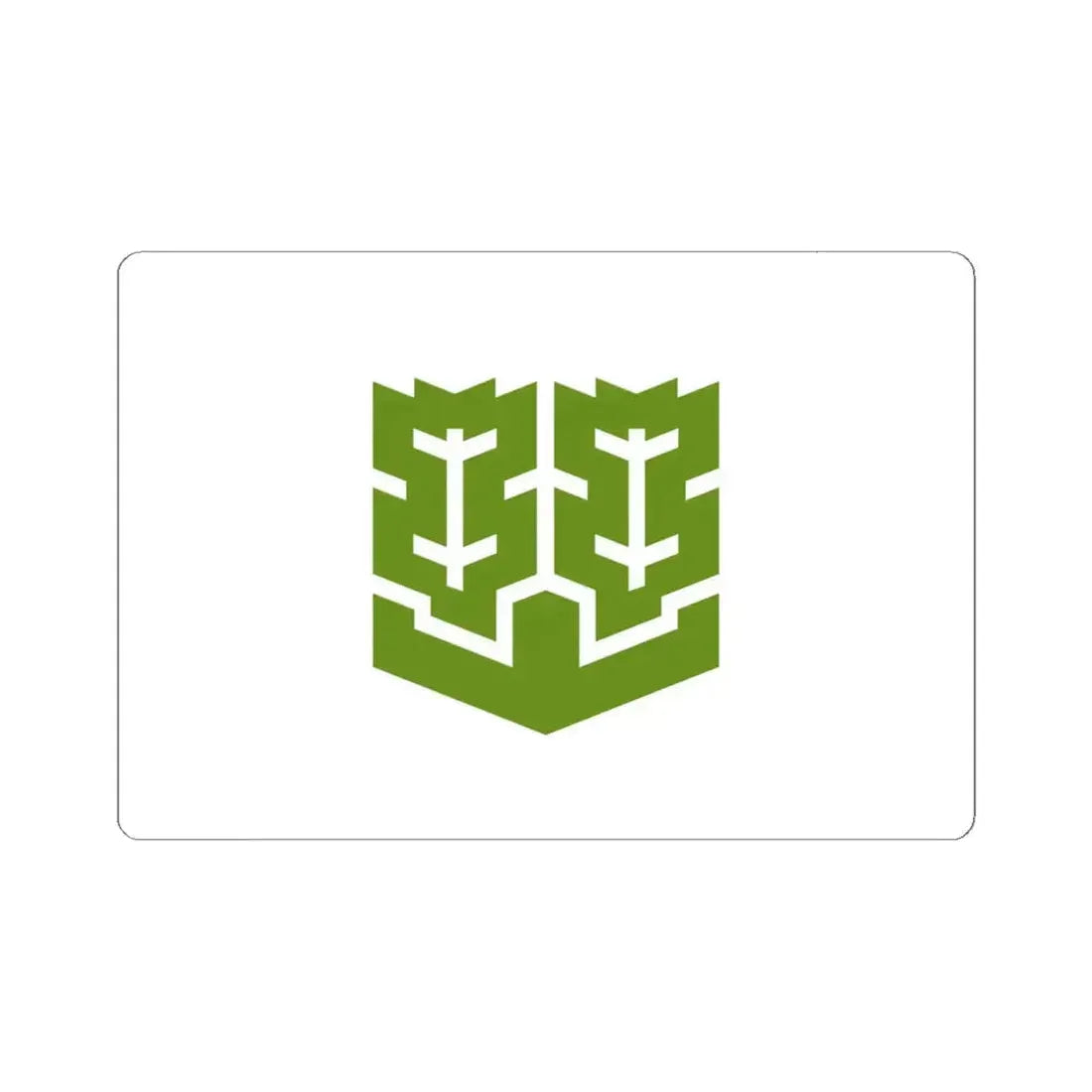 Flag of Matsuyama Ehime Japan - STICKER Vinyl Kiss-Cut Decal 6 Inch White - The Sticker Space