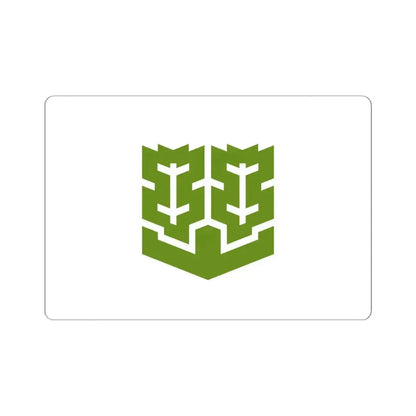 Flag of Matsuyama Ehime Japan - STICKER Vinyl Kiss-Cut Decal 6 Inch White - The Sticker Space