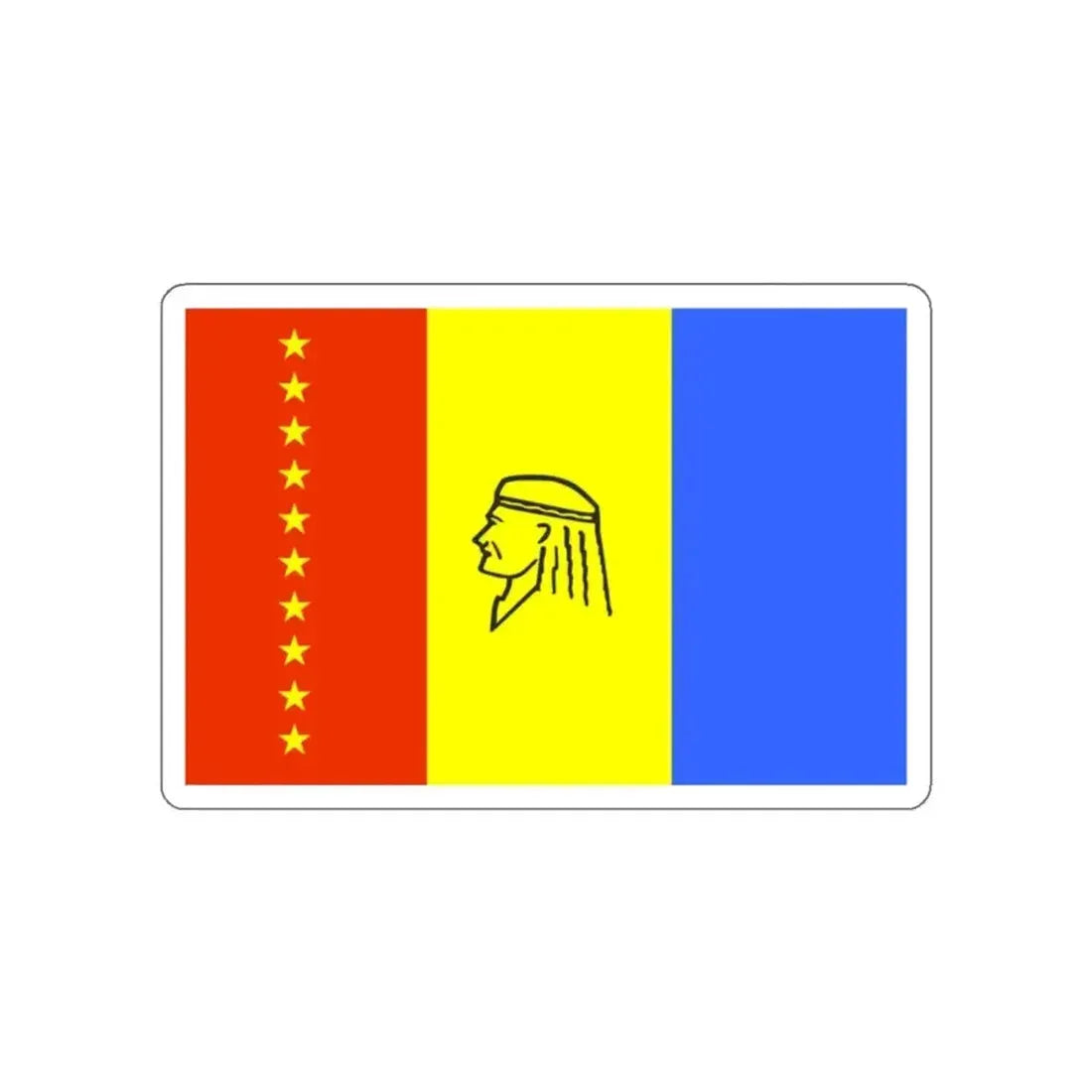 Flag of Maturín Venezuela STICKER Vinyl Die-Cut Decal - The Sticker Space