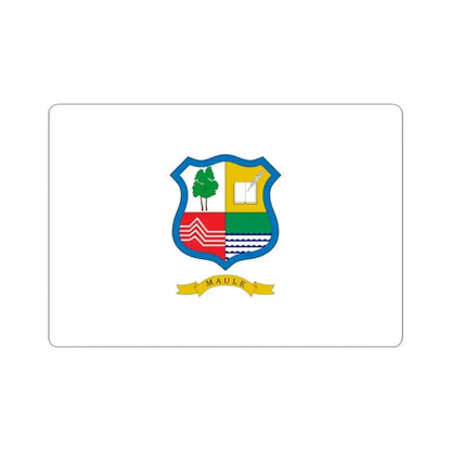 Flag of Maule Chile (Chile) STICKER Vinyl Kiss-Cut Decal 3 Inch White - The Sticker Space