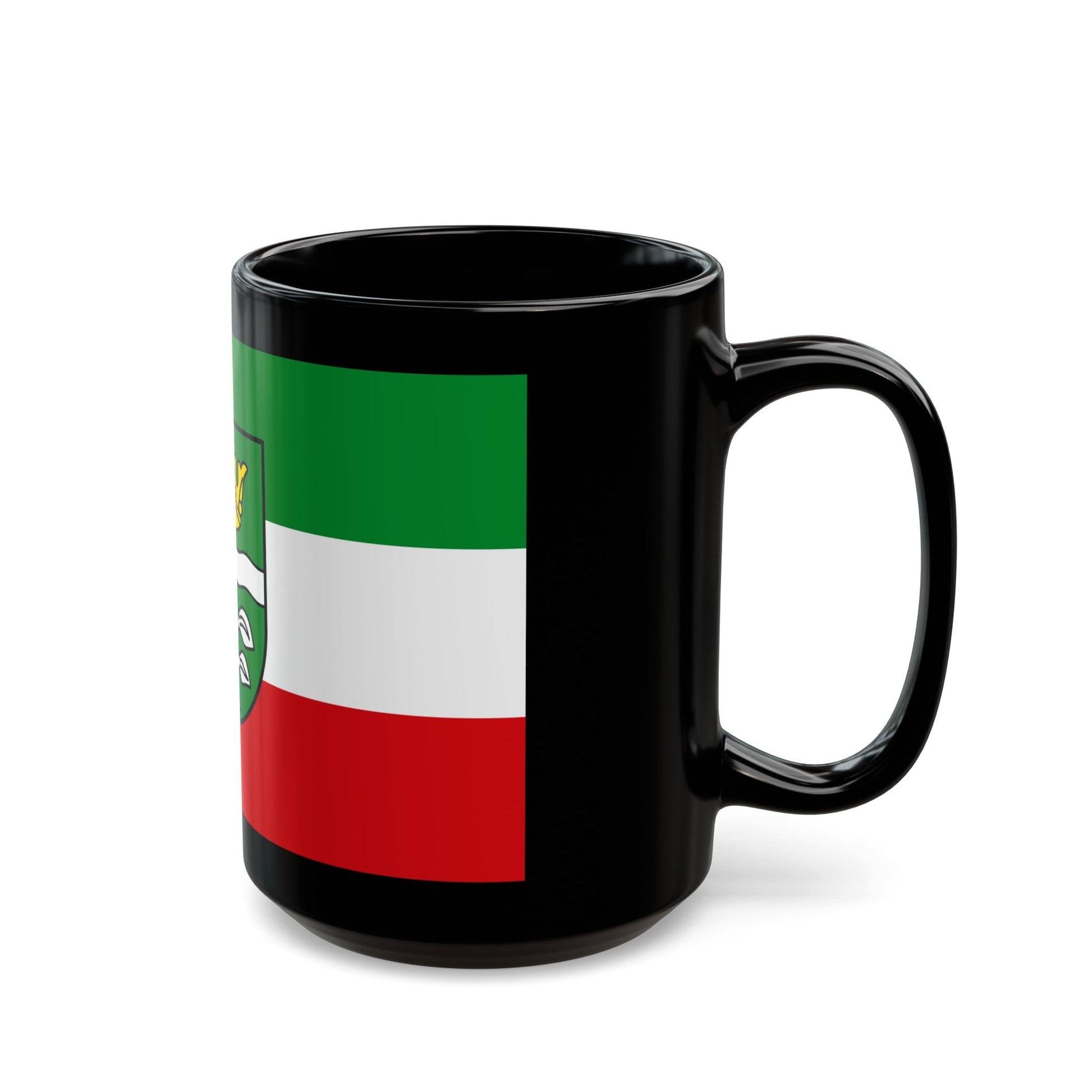 Flag of Mayen Koblenz Germany - Black Coffee Mug-The Sticker Space