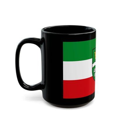 Flag of Mayen Koblenz Germany - Black Coffee Mug-The Sticker Space