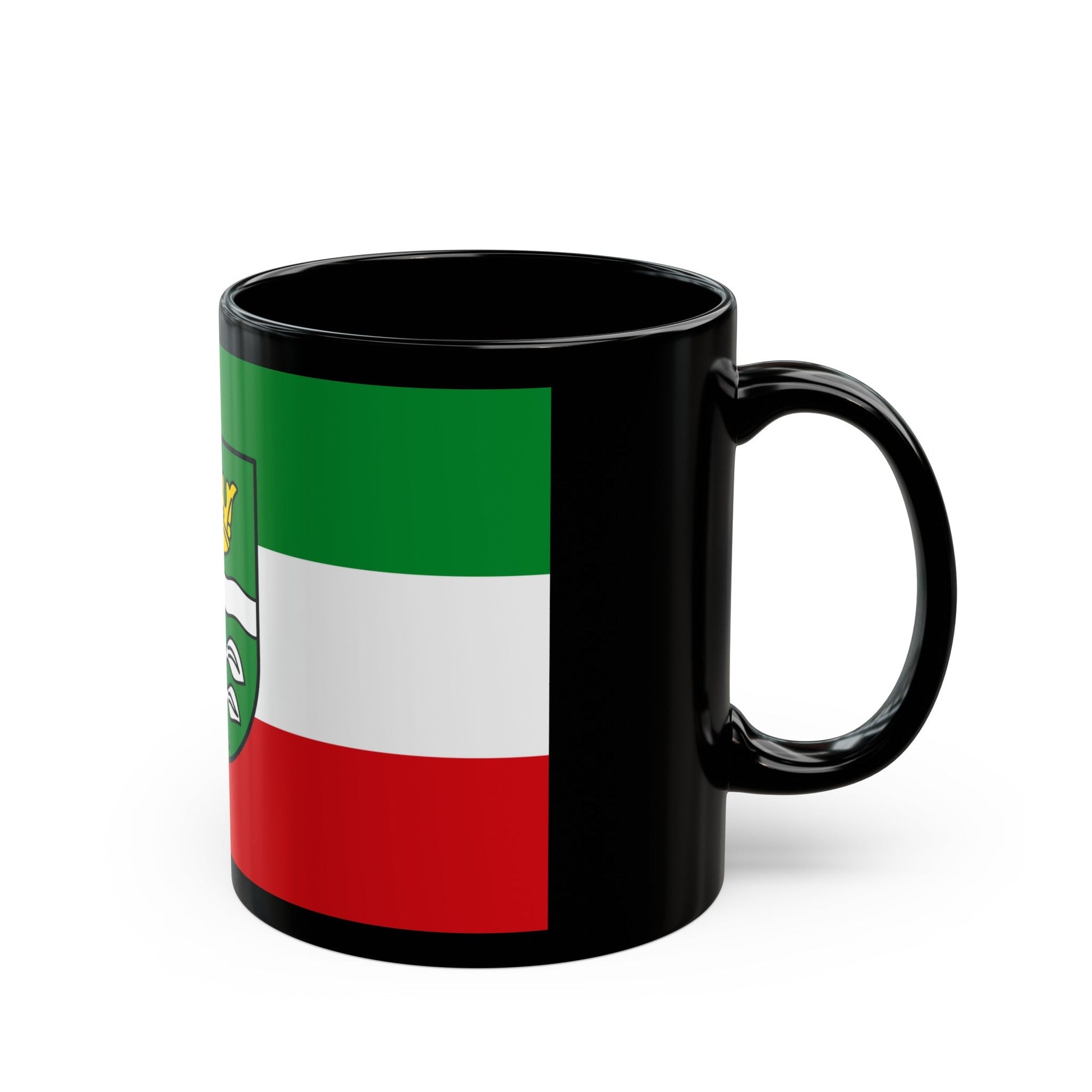 Flag of Mayen Koblenz Germany - Black Coffee Mug-The Sticker Space