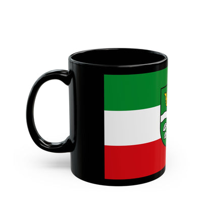 Flag of Mayen Koblenz Germany - Black Coffee Mug-The Sticker Space