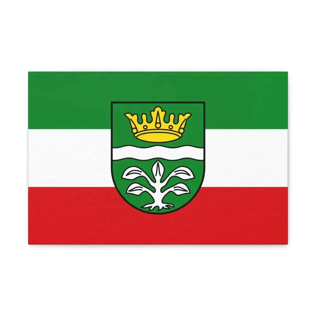 Flag of Mayen Koblenz Germany - Canvas Wall Art 18″ x 12″ 1.25" - The Sticker Space