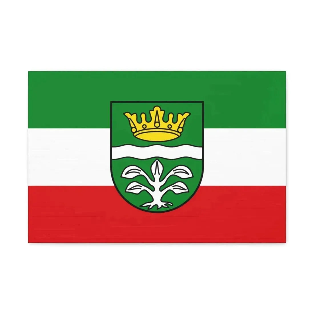 Flag of Mayen Koblenz Germany - Canvas Wall Art 24″ x 16″ 1.25" - The Sticker Space