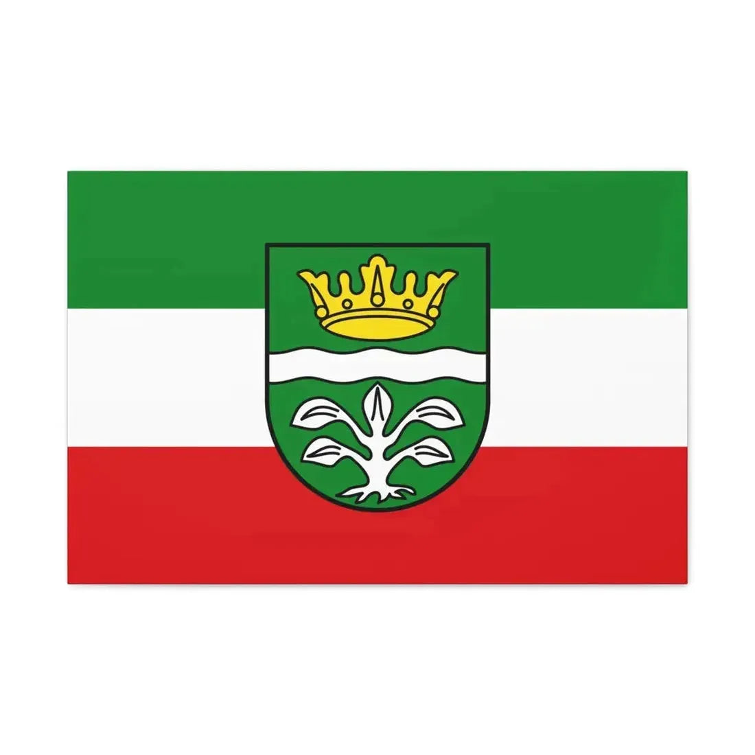 Flag of Mayen Koblenz Germany - Canvas Wall Art 30" x 20" 1.25" - The Sticker Space