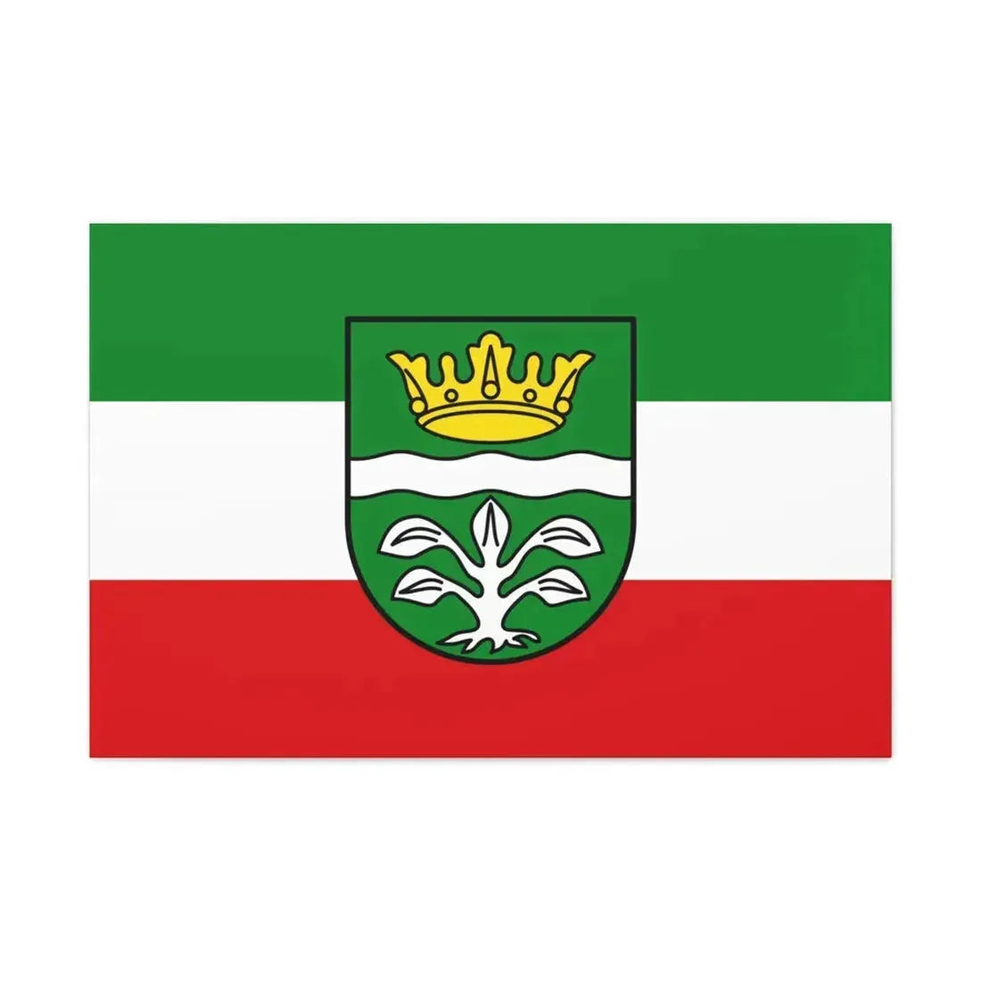 Flag of Mayen Koblenz Germany - Canvas Wall Art 36" x 24" 1.25" - The Sticker Space