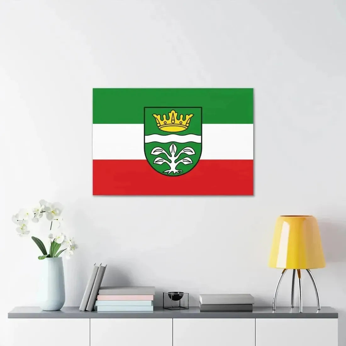 Flag of Mayen Koblenz Germany - Canvas Wall Art - The Sticker Space