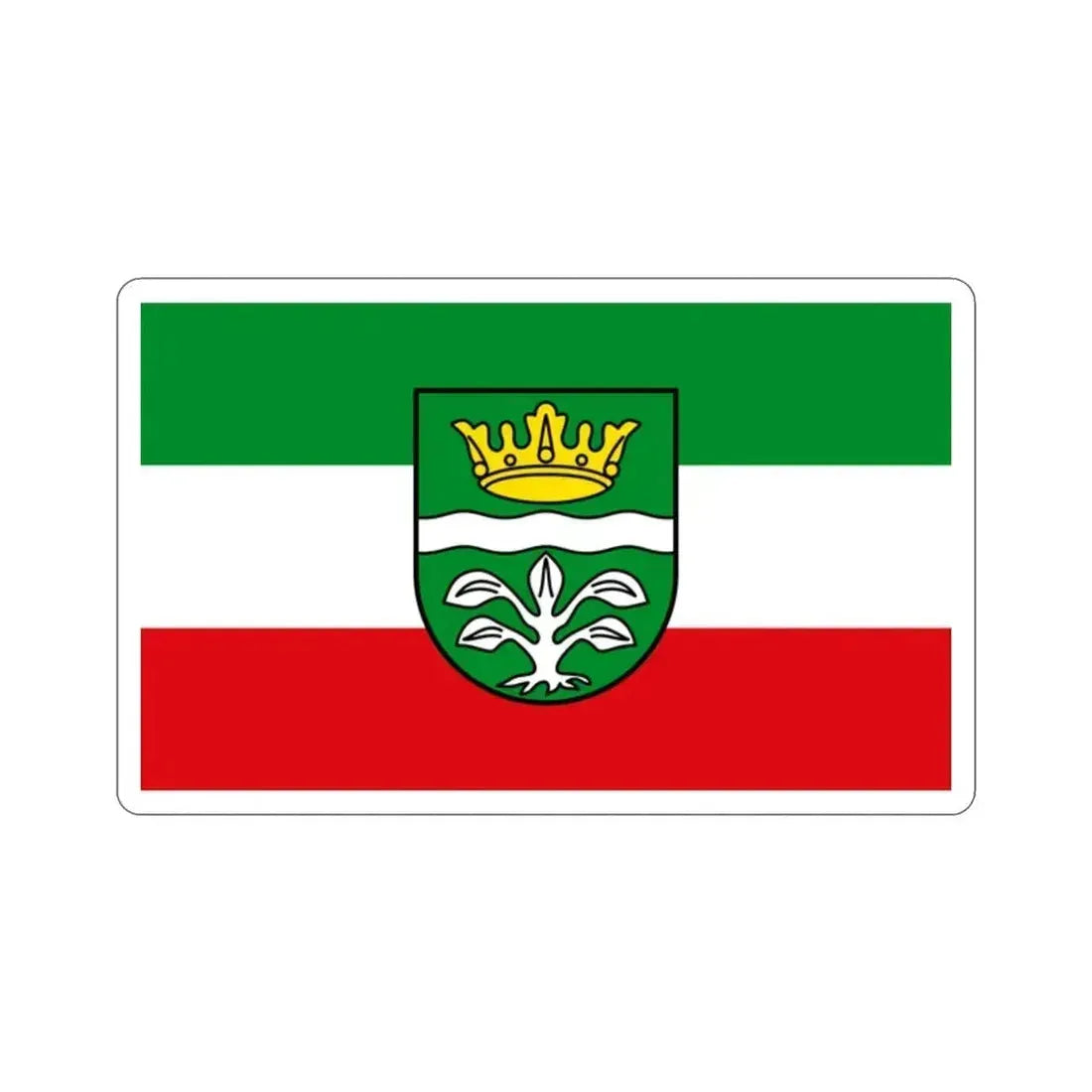Flag of Mayen Koblenz Germany STICKER Vinyl Die-Cut Decal 2 Inch - The Sticker Space