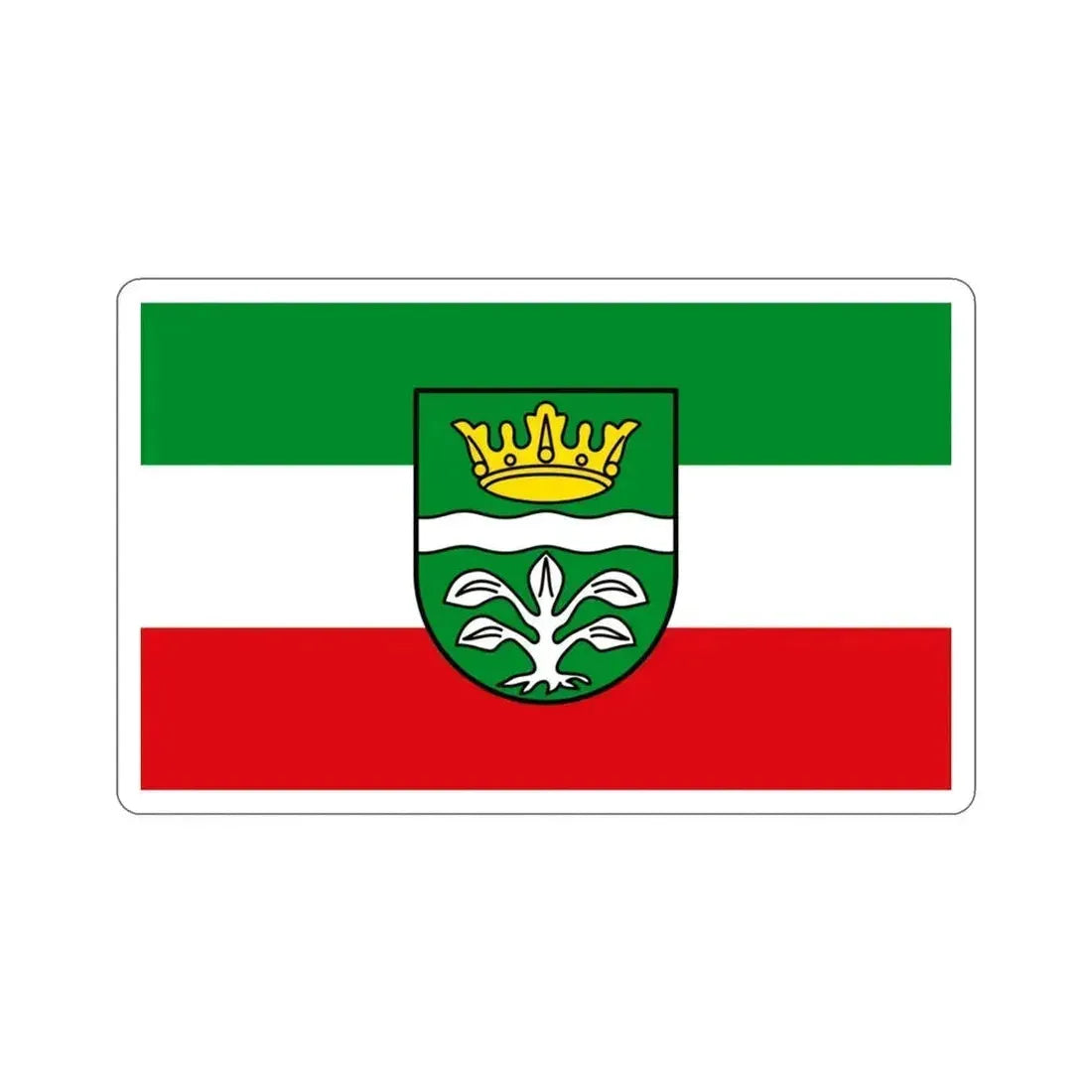 Flag of Mayen Koblenz Germany STICKER Vinyl Die-Cut Decal 3 Inch - The Sticker Space