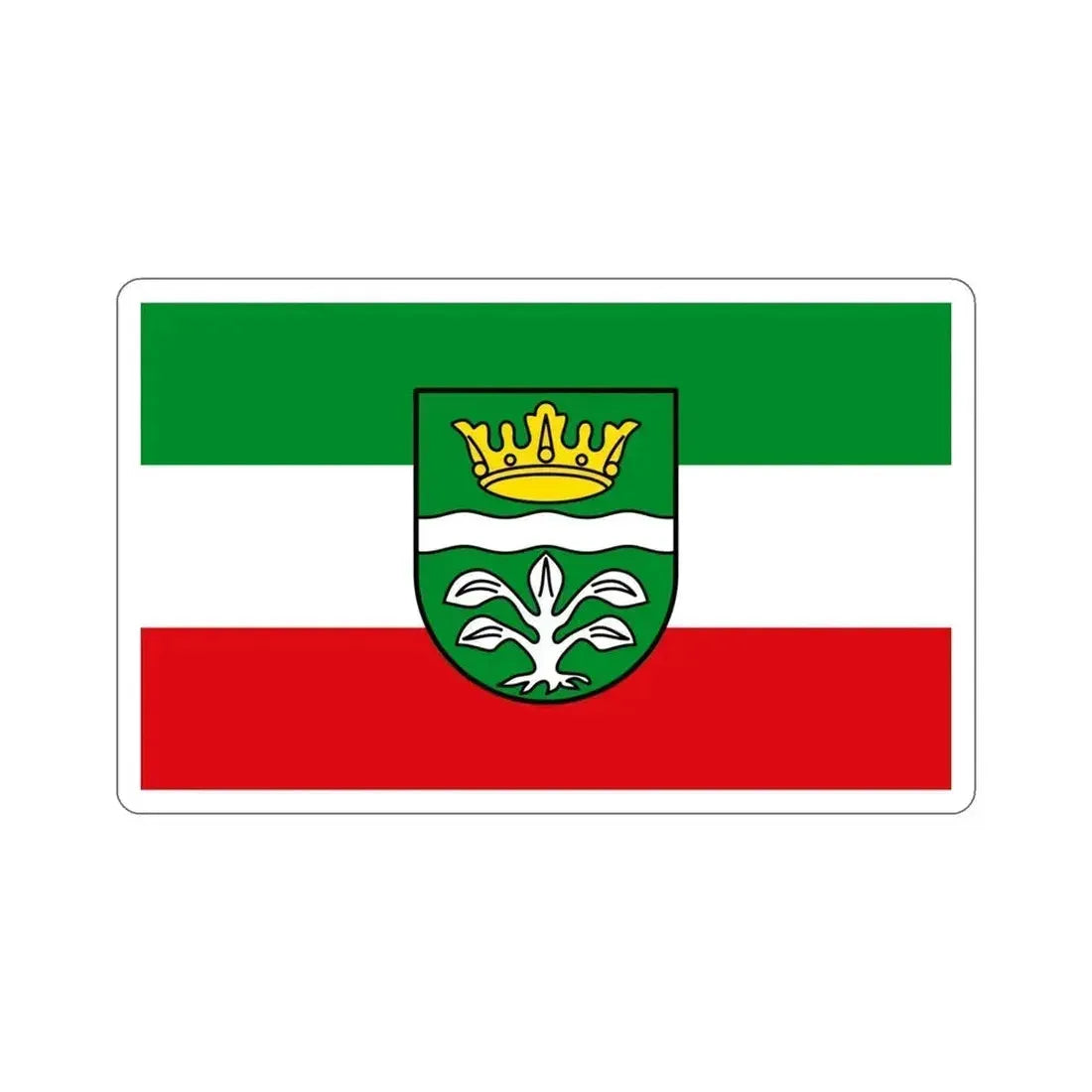 Flag of Mayen Koblenz Germany STICKER Vinyl Die-Cut Decal 4 Inch - The Sticker Space