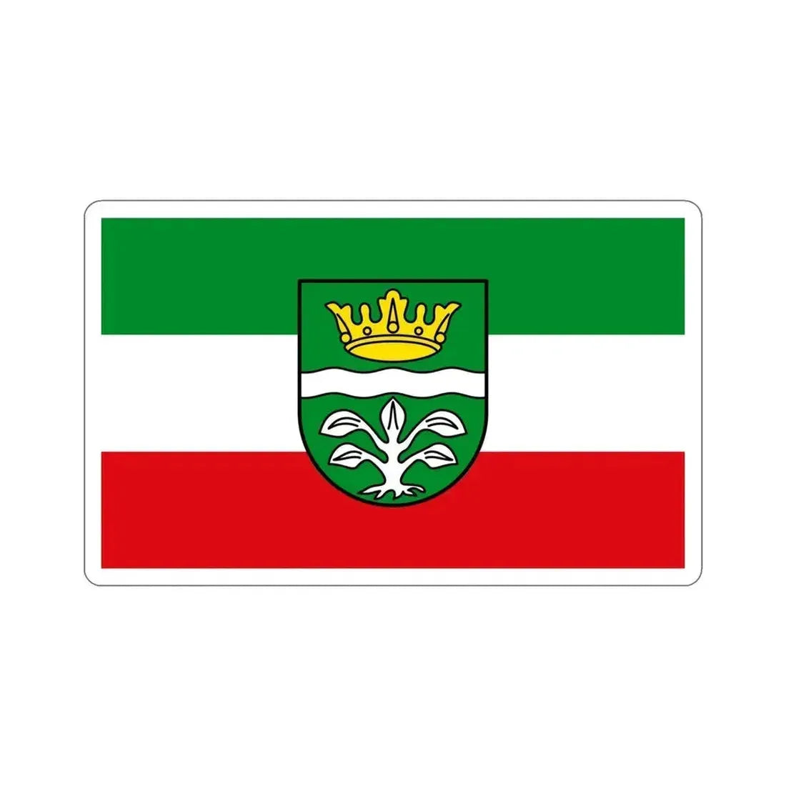 Flag of Mayen Koblenz Germany STICKER Vinyl Die-Cut Decal 5 Inch - The Sticker Space