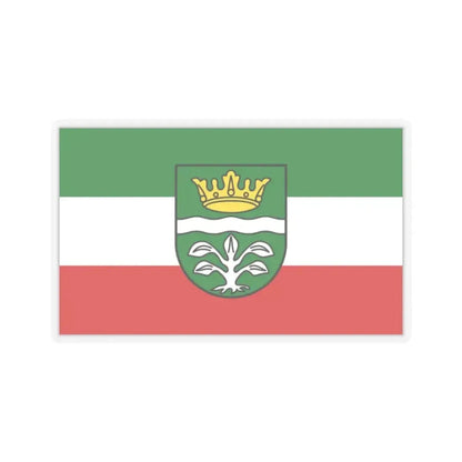 Flag of Mayen Koblenz Germany - STICKER Vinyl Kiss-Cut Decal 2 Inch Transparent - The Sticker Space