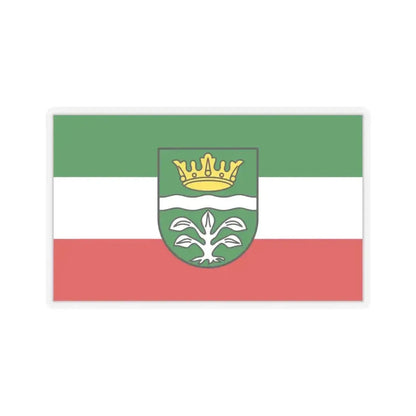 Flag of Mayen Koblenz Germany - STICKER Vinyl Kiss-Cut Decal 3 Inch Transparent - The Sticker Space