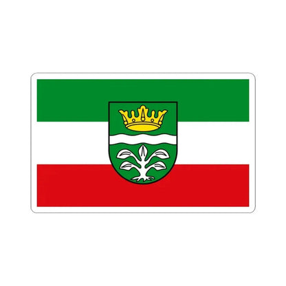 Flag of Mayen Koblenz Germany - STICKER Vinyl Kiss-Cut Decal 3 Inch White - The Sticker Space
