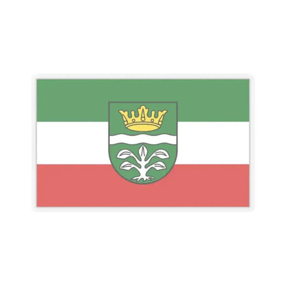 Flag of Mayen Koblenz Germany - STICKER Vinyl Kiss-Cut Decal 6 Inch Transparent - The Sticker Space