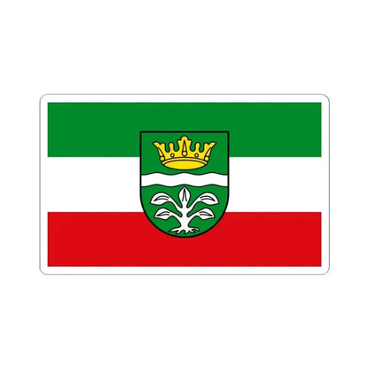Flag of Mayen Koblenz Germany - STICKER Vinyl Kiss-Cut Decal 6 Inch White - The Sticker Space