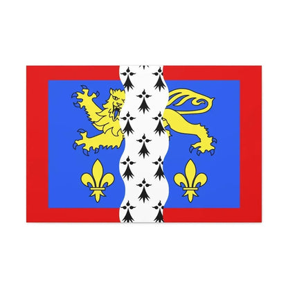 Flag of Mayenne France 2 - Canvas Wall Art - The Sticker Space