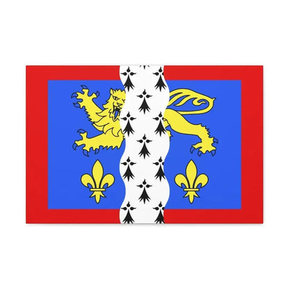 Flag of Mayenne France 2 - Canvas Wall Art - The Sticker Space