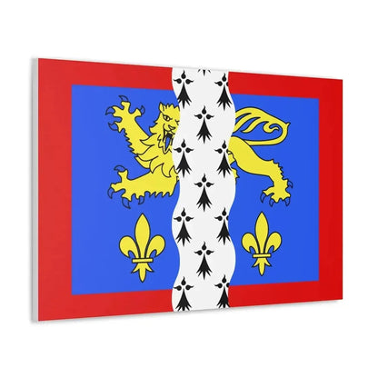 Flag of Mayenne France 2 - Canvas Wall Art - The Sticker Space