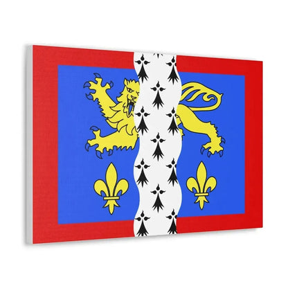 Flag of Mayenne France 2 - Canvas Wall Art - The Sticker Space