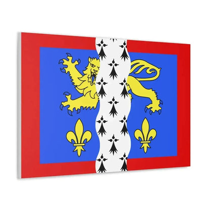 Flag of Mayenne France 2 - Canvas Wall Art - The Sticker Space