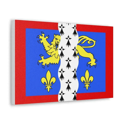 Flag of Mayenne France 2 - Canvas Wall Art - The Sticker Space