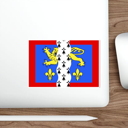 Flag of Mayenne France 2 STICKER Vinyl Die-Cut Decal-The Sticker Space