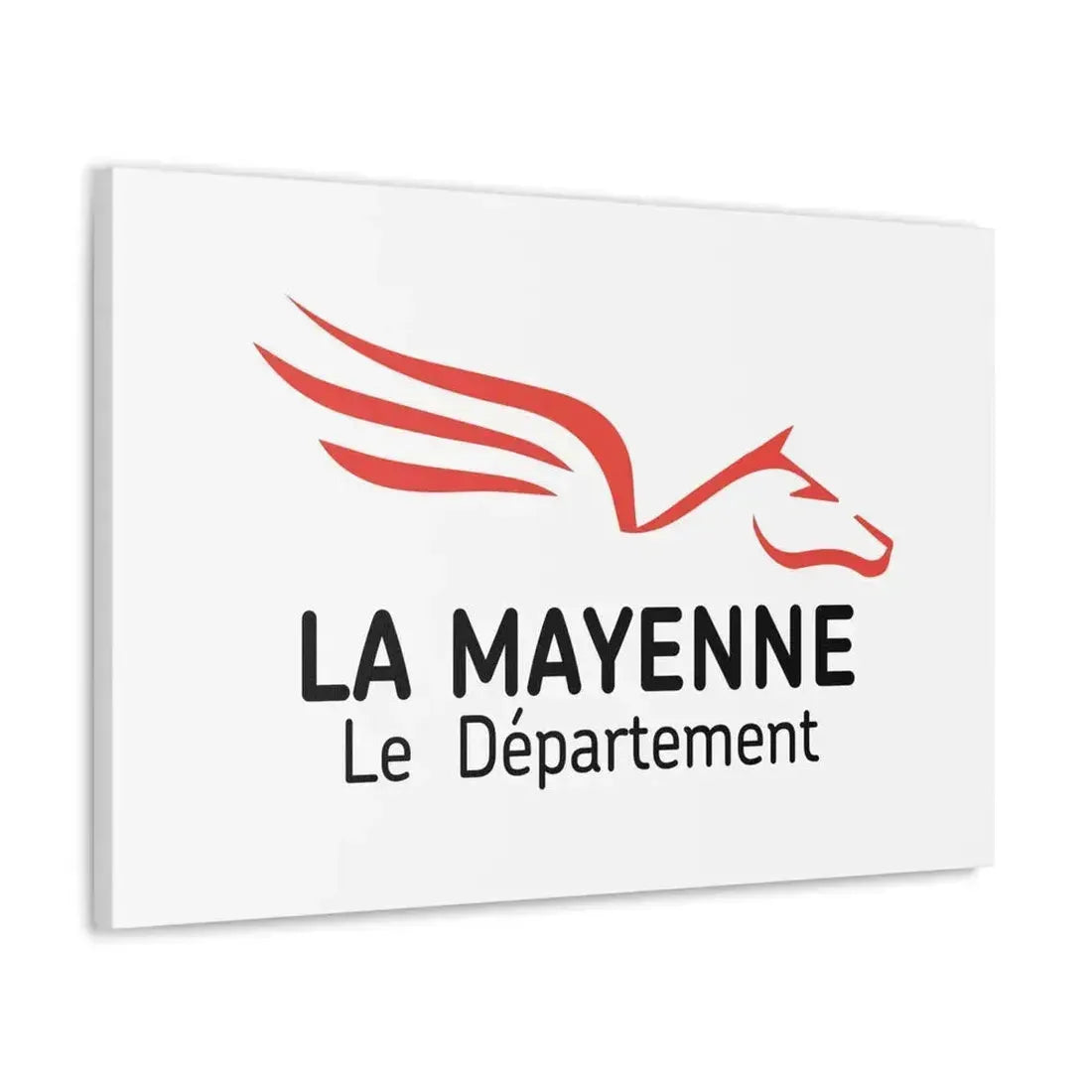 Flag of Mayenne France - Canvas Wall Art - The Sticker Space