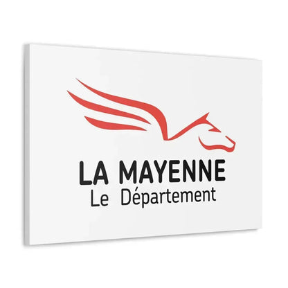 Flag of Mayenne France - Canvas Wall Art - The Sticker Space