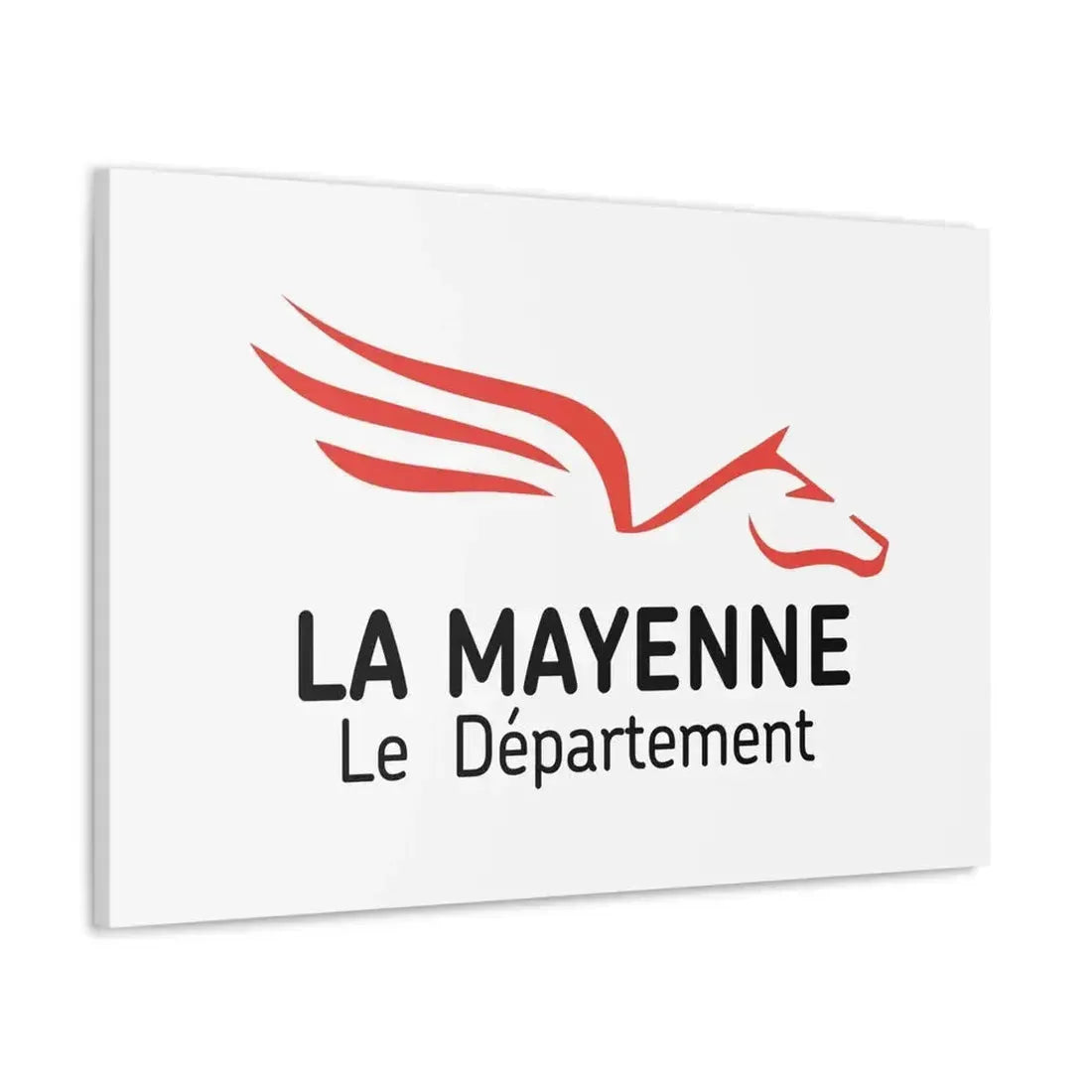 Flag of Mayenne France - Canvas Wall Art - The Sticker Space