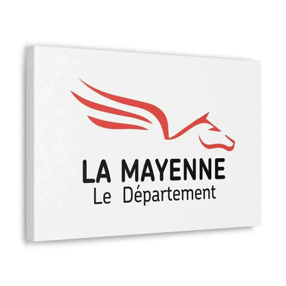 Flag of Mayenne France - Canvas Wall Art - The Sticker Space