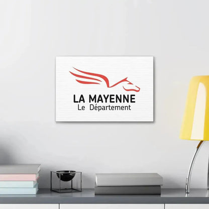 Flag of Mayenne France - Canvas Wall Art - The Sticker Space