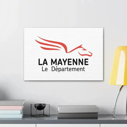 Flag of Mayenne France - Canvas Wall Art - The Sticker Space