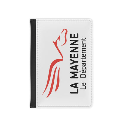 Flag of Mayenne France - Passport Holder-3.9" x 5.8"-The Sticker Space