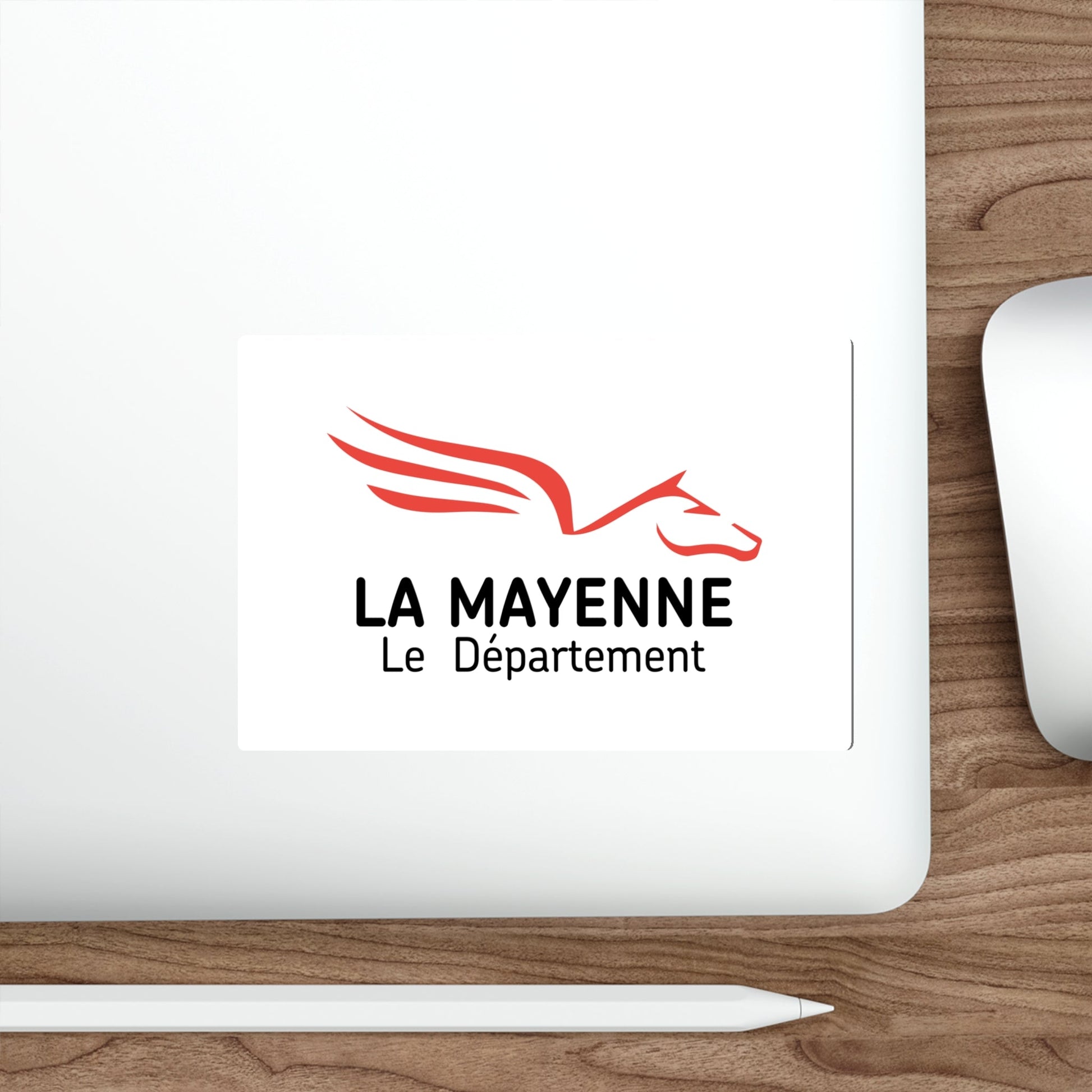 Flag of Mayenne France STICKER Vinyl Die-Cut Decal-The Sticker Space