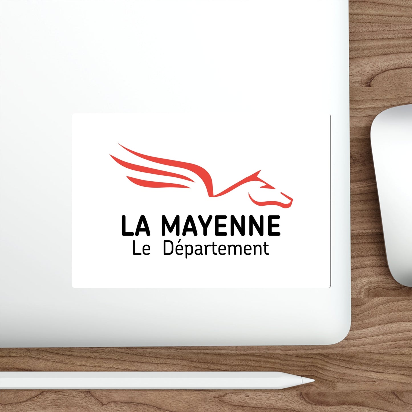 Flag of Mayenne France STICKER Vinyl Die-Cut Decal-The Sticker Space