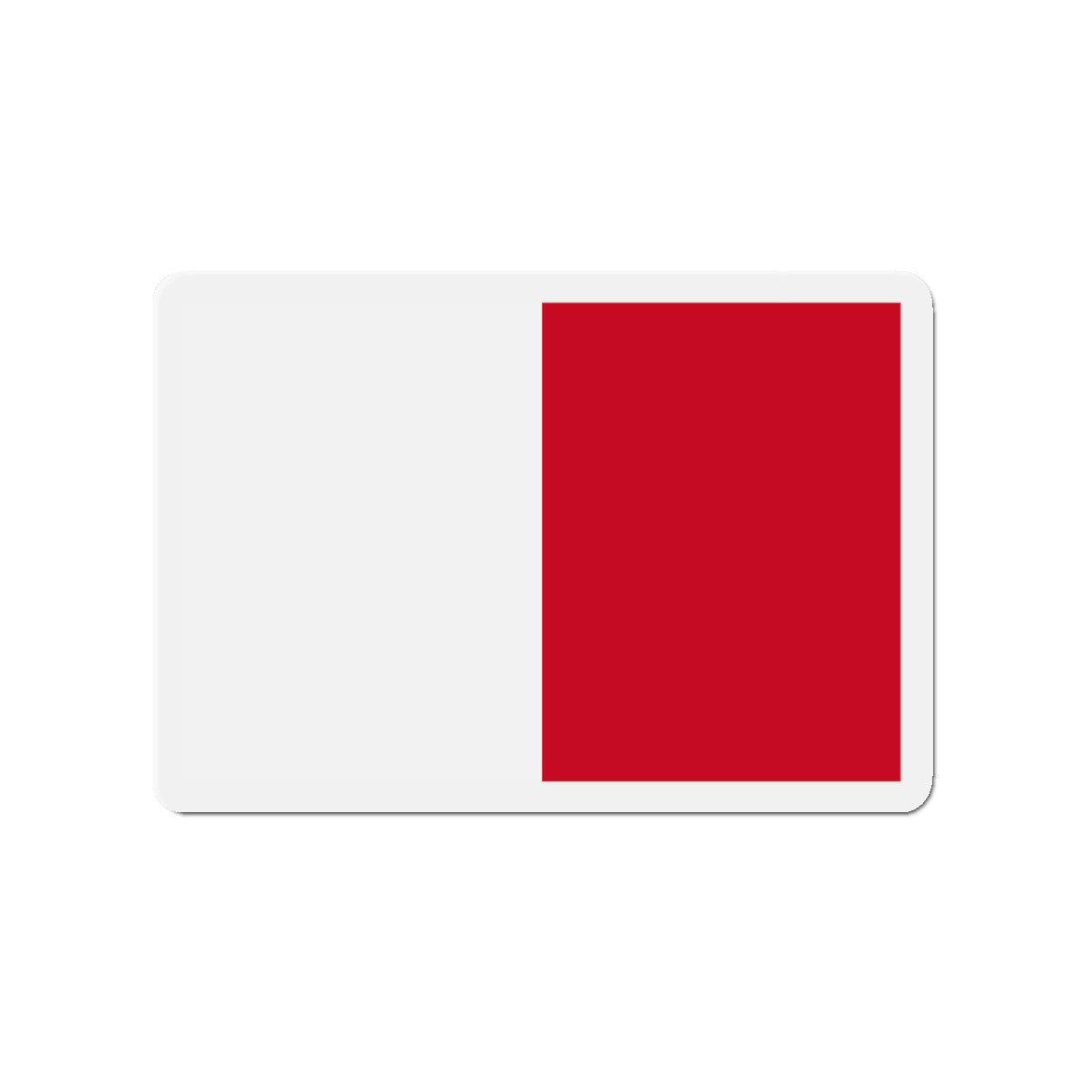 Flag of Mdina Malta - Die-Cut Magnet-3" x 3"-The Sticker Space