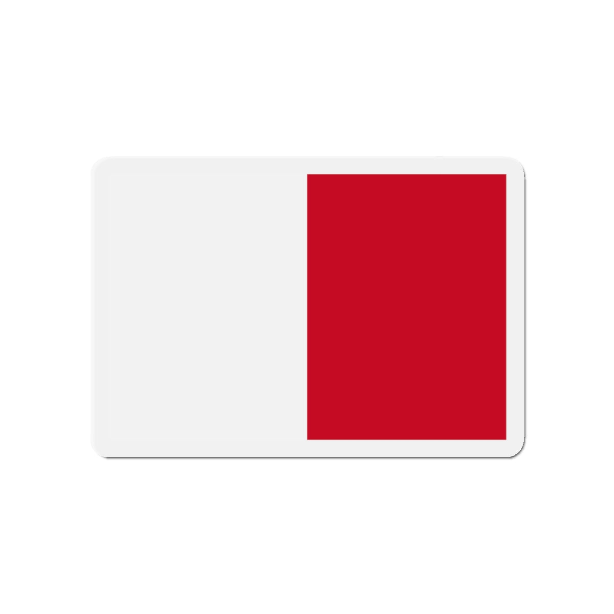 Flag of Mdina Malta - Die-Cut Magnet-4" x 4"-The Sticker Space