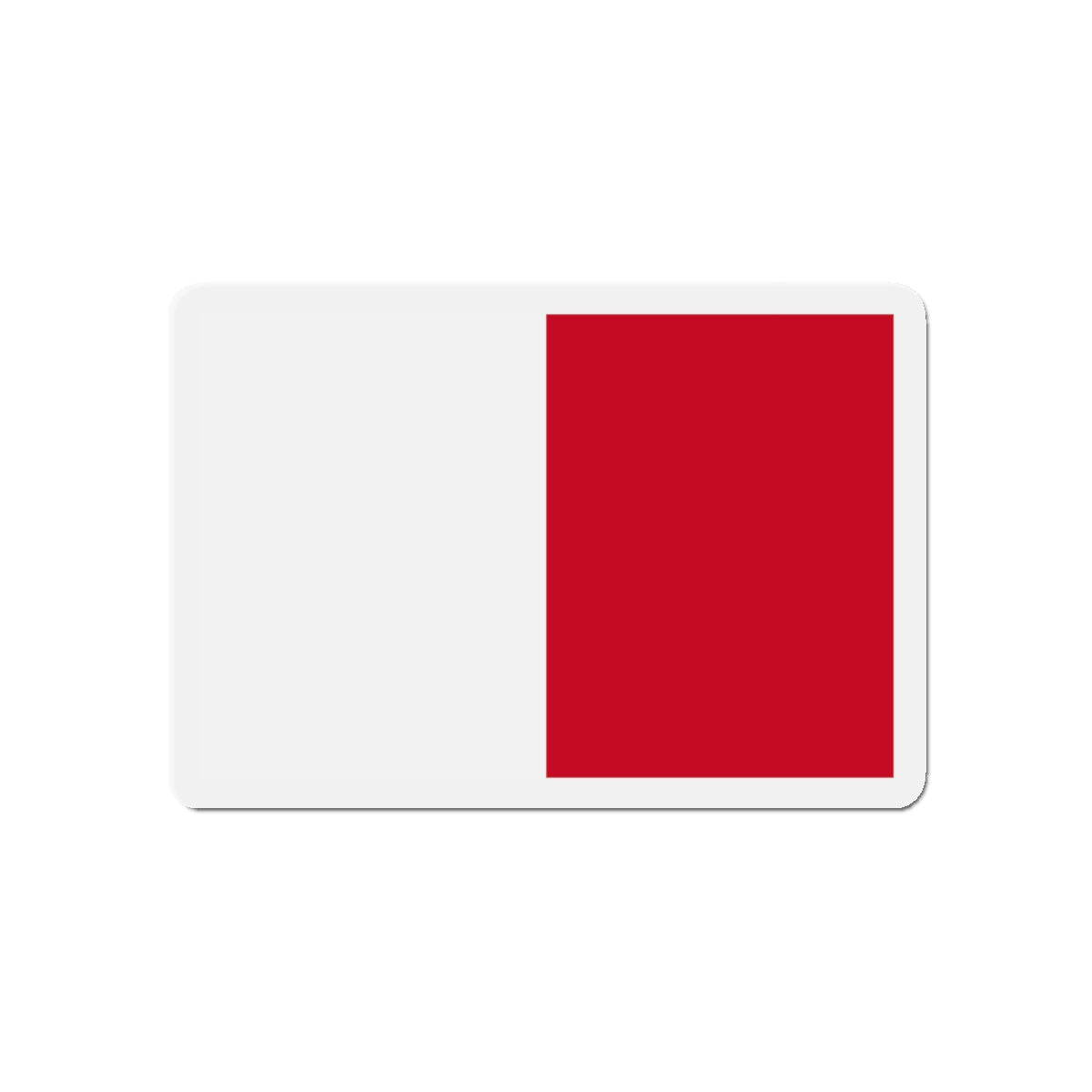 Flag of Mdina Malta - Die-Cut Magnet-5" x 5"-The Sticker Space