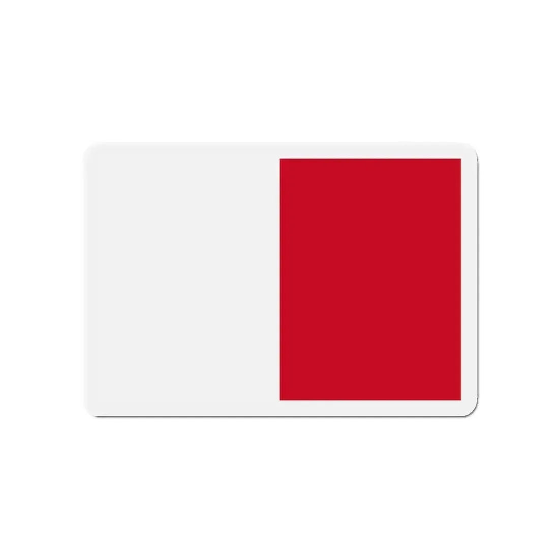 Flag of Mdina Malta - Refrigerator Magnet 4 Inch - The Sticker Space