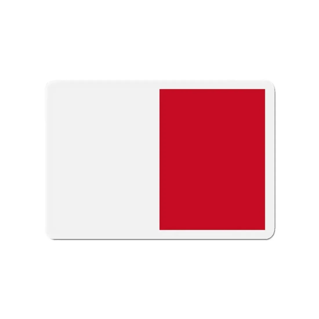 Flag of Mdina Malta - Refrigerator Magnet - The Sticker Space