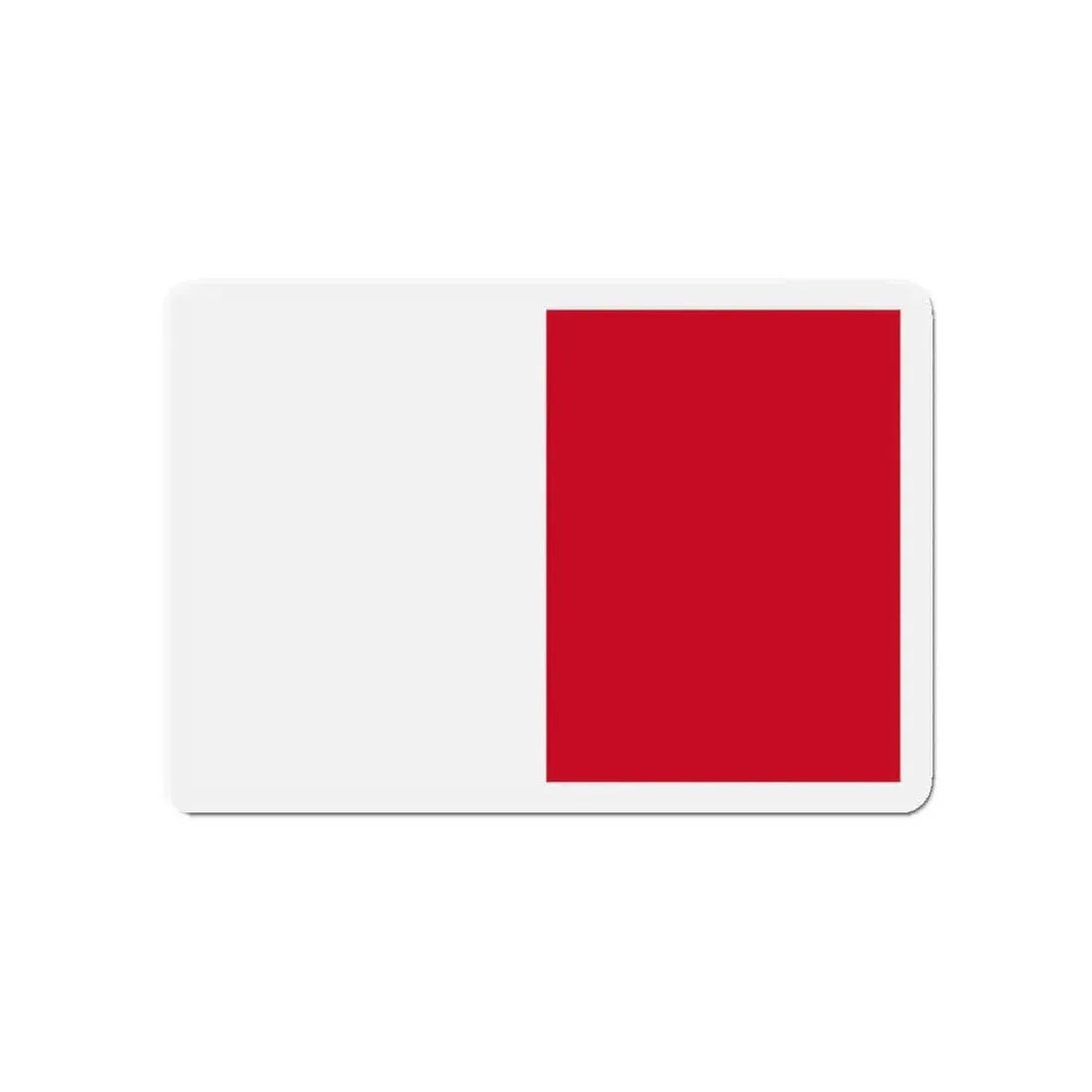 Flag of Mdina Malta - Refrigerator Magnet - The Sticker Space