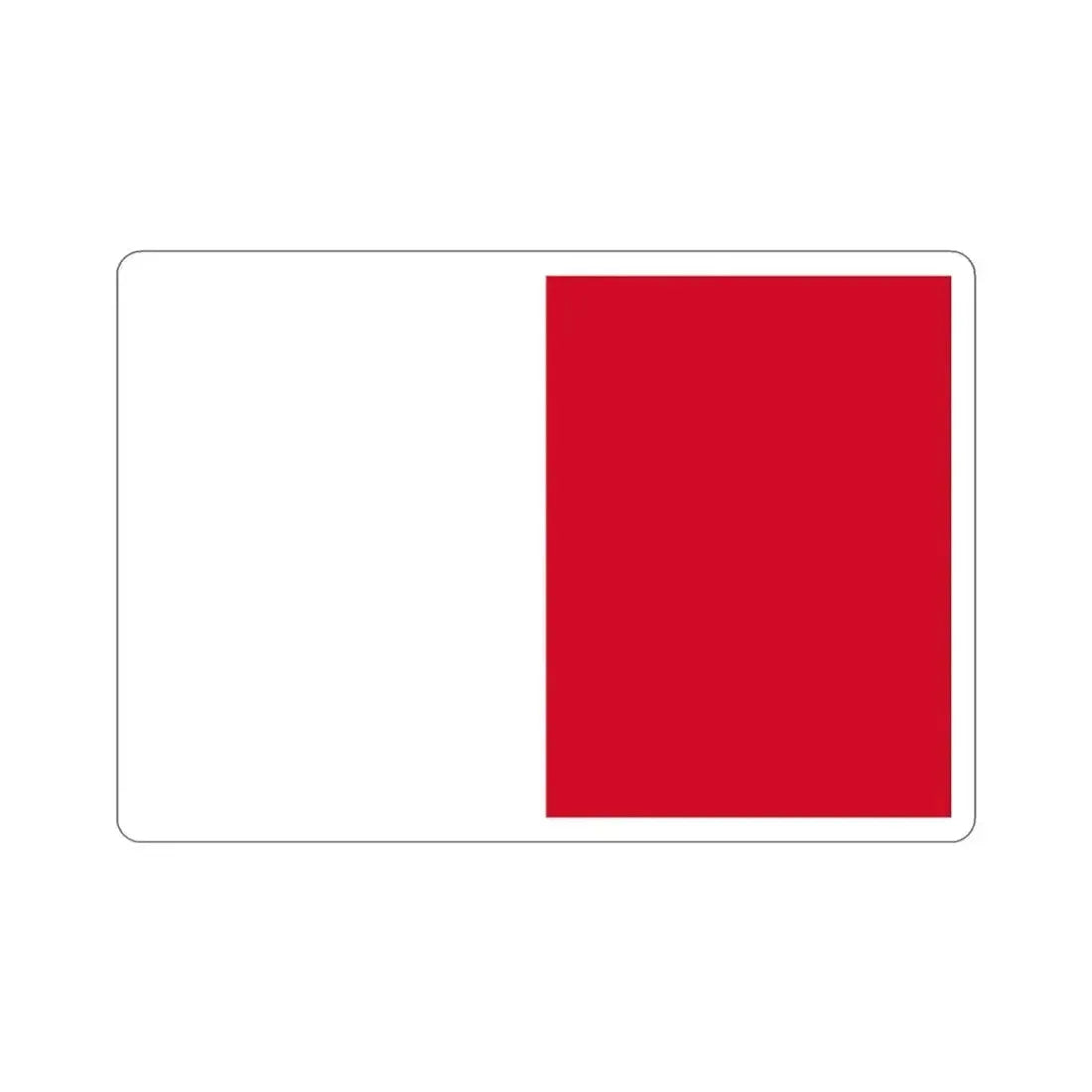 Flag of Mdina Malta STICKER Vinyl Die-Cut Decal 2 Inch - The Sticker Space