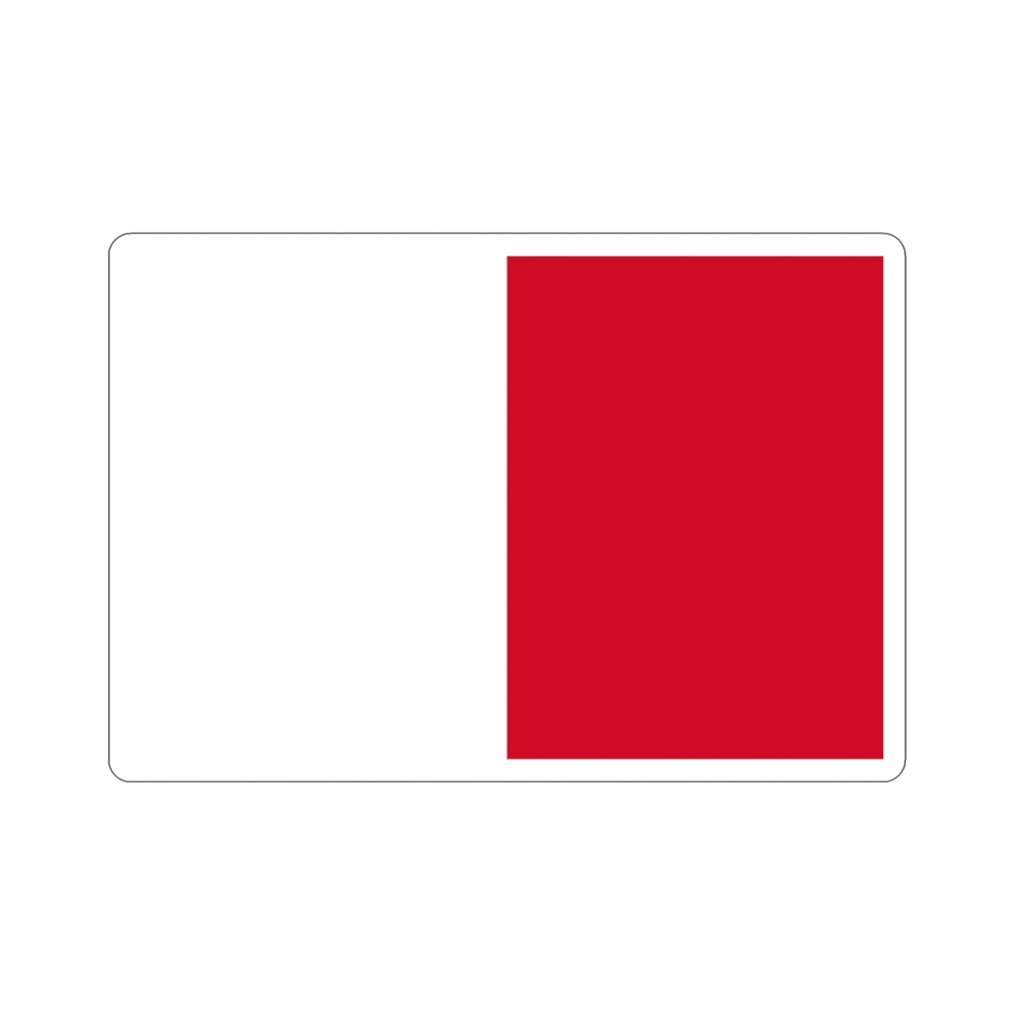 Flag of Mdina Malta STICKER Vinyl Die-Cut Decal-2 Inch-The Sticker Space