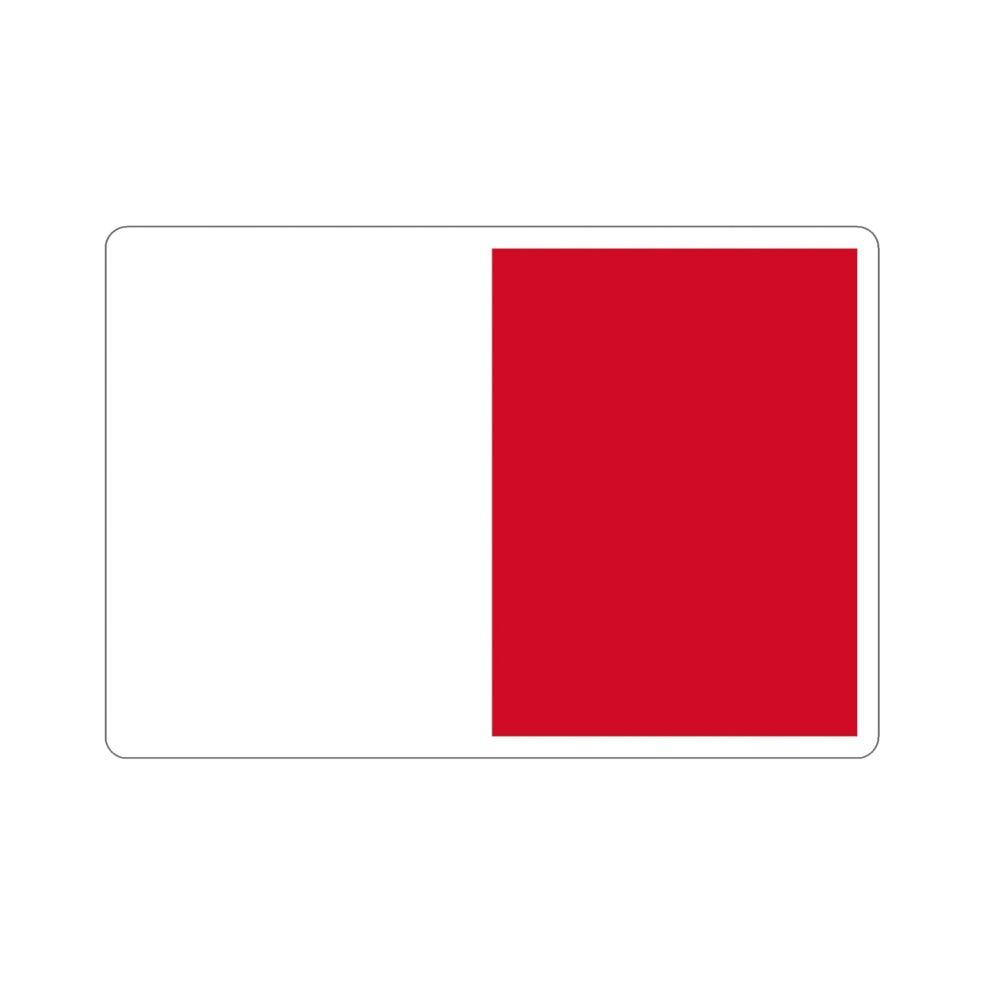 Flag of Mdina Malta STICKER Vinyl Die-Cut Decal-3 Inch-The Sticker Space