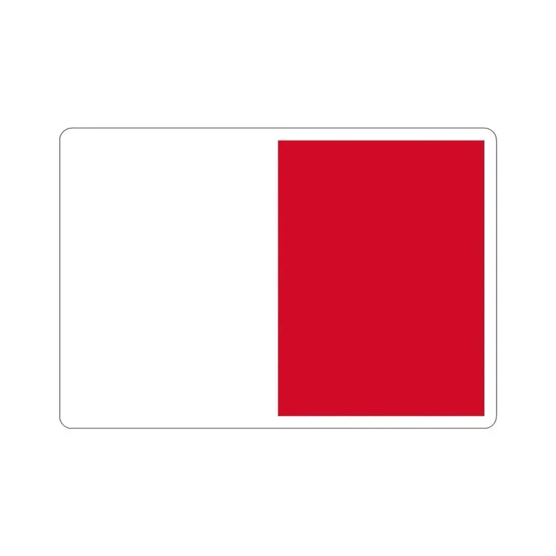 Flag of Mdina Malta STICKER Vinyl Die-Cut Decal 3 Inch - The Sticker Space