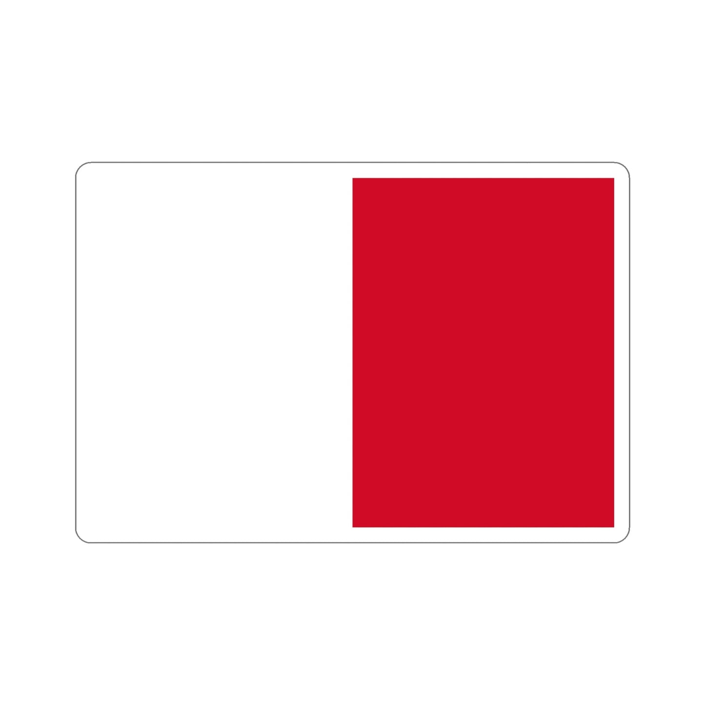 Flag of Mdina Malta STICKER Vinyl Die-Cut Decal-5 Inch-The Sticker Space